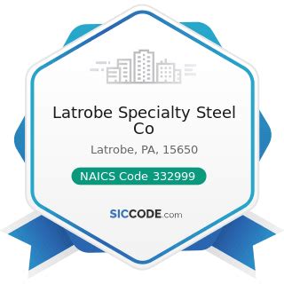 NAICS Code 332999 All Other Miscellaneous Fabricated Metal 